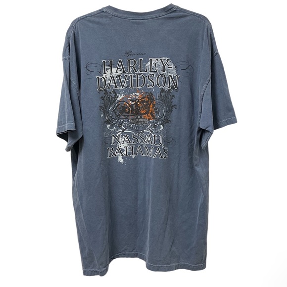 Harley-Davidson Other - 🏍️Genuine Harley-Davidson Nassau Bahamas Graphic Art 100% Cotton XL T-shirt!
